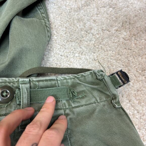Vintage 60s OG 107 Wind Resistant Field Shell Trousers 30x31 Military Baggy - Picture 10 of 14